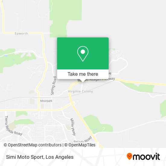 Simi Moto Sport map