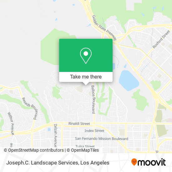 Joseph.C. Landscape Services map