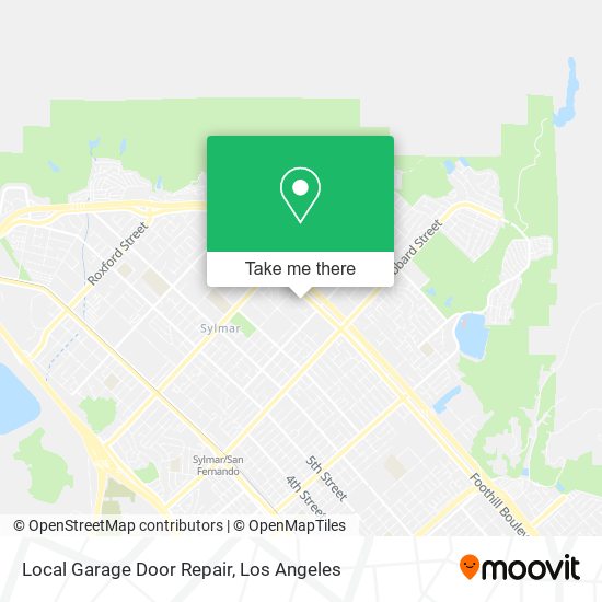 Mapa de Local Garage Door Repair