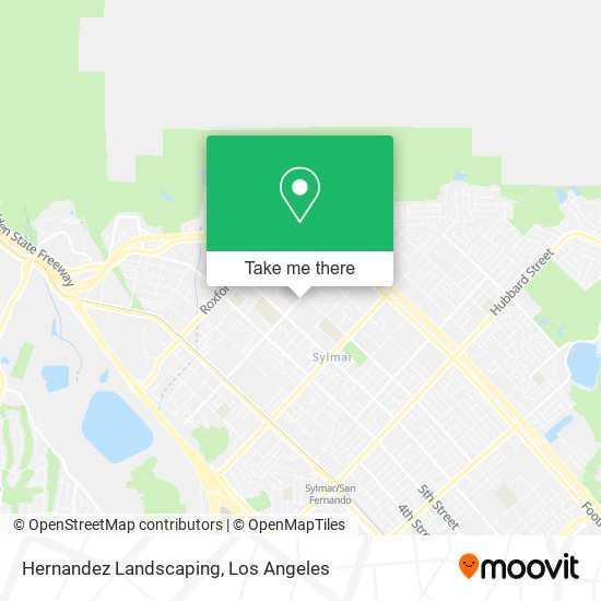 Hernandez Landscaping map