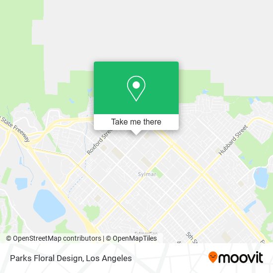 Parks Floral Design map