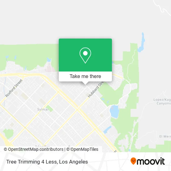 Mapa de Tree Trimming 4 Less