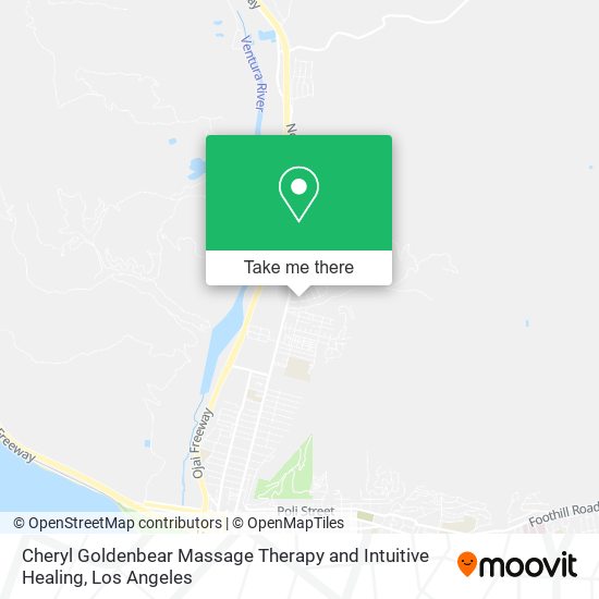 Cheryl Goldenbear Massage Therapy and Intuitive Healing map