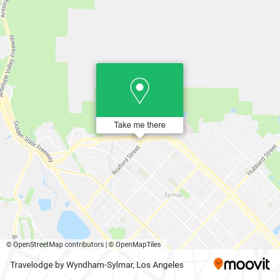 Mapa de Travelodge by Wyndham-Sylmar