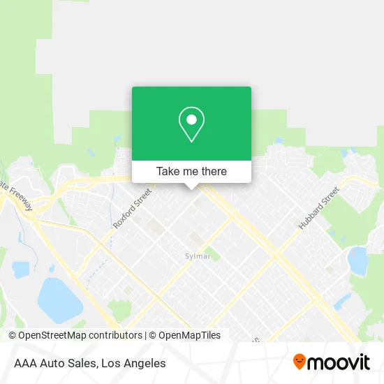 Mapa de AAA Auto Sales