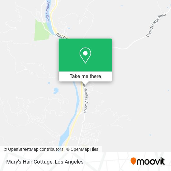 Mapa de Mary's Hair Cottage
