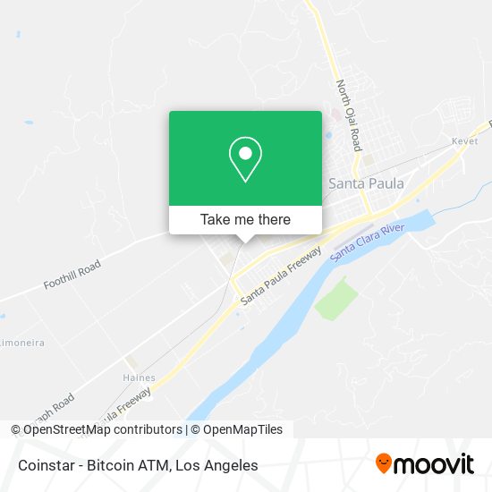 Mapa de Coinstar - Bitcoin ATM