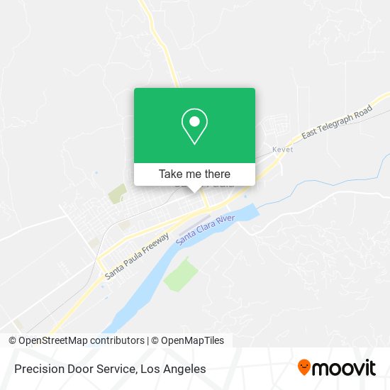 Precision Door Service map