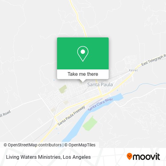 Living Waters Ministries map