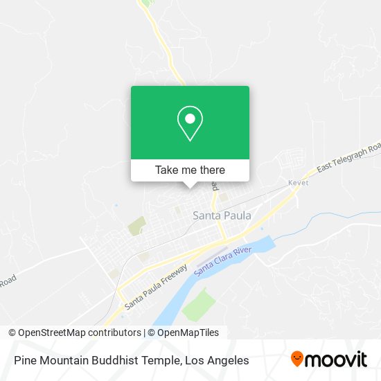 Pine Mountain Buddhist Temple map