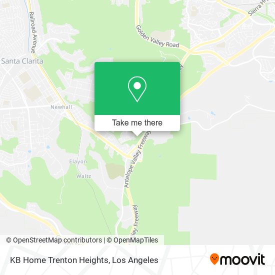 Mapa de KB Home Trenton Heights