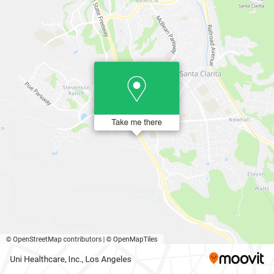 Uni Healthcare, Inc. map