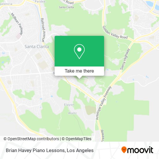 Brian Havey Piano Lessons map