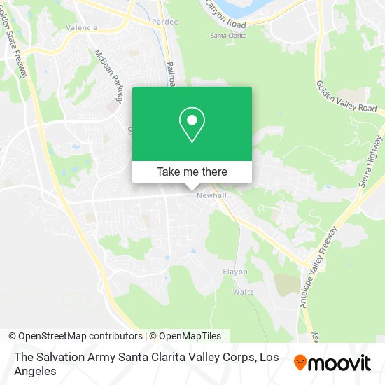 Mapa de The Salvation Army Santa Clarita Valley Corps