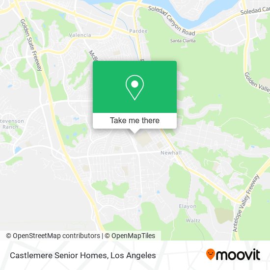 Castlemere Senior Homes map