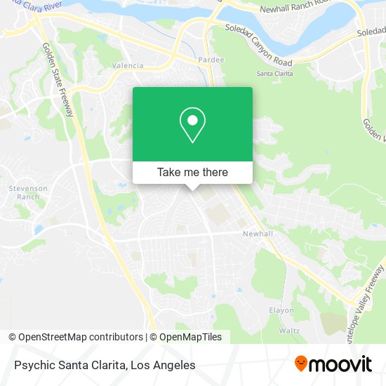 Mapa de Psychic Santa Clarita