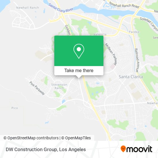 DW Construction Group map