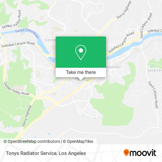 Tonys Radiator Service map