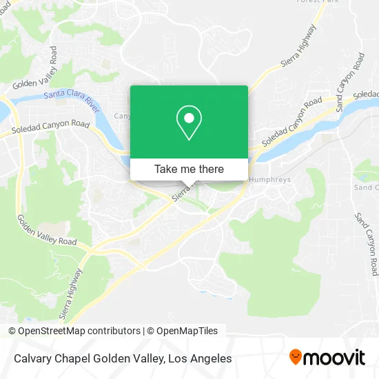 Calvary Chapel Golden Valley map