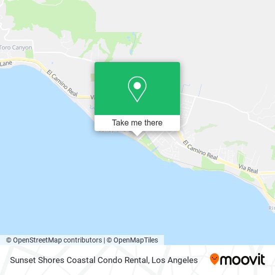 Mapa de Sunset Shores Coastal Condo Rental