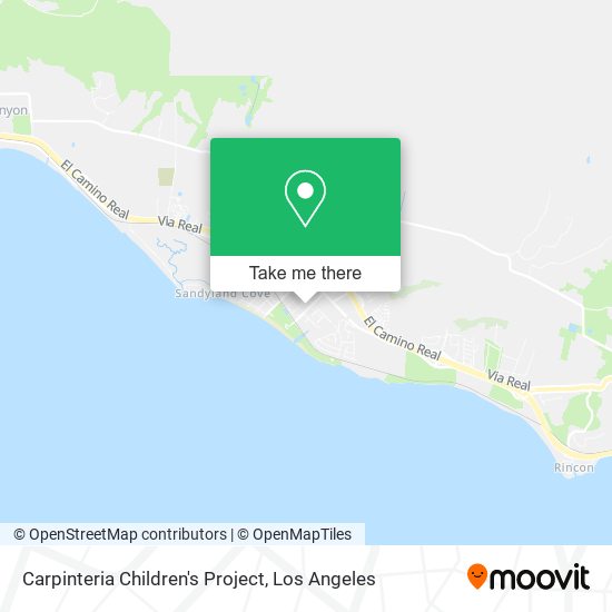 Carpinteria Children's Project map