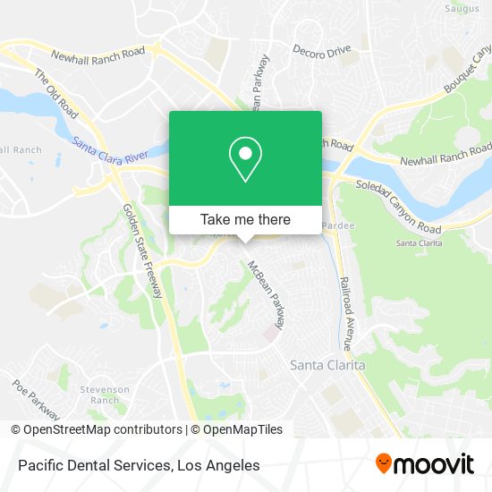 Pacific Dental Services map