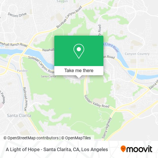 A Light of Hope - Santa Clarita, CA map