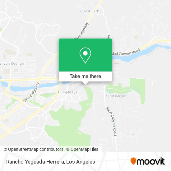 Rancho Yeguada Herrera map