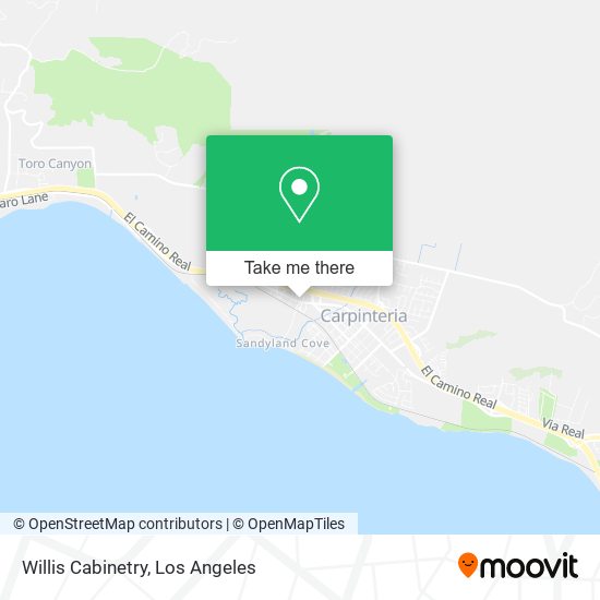 Mapa de Willis Cabinetry