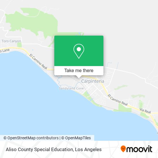 Mapa de Aliso County Special Education