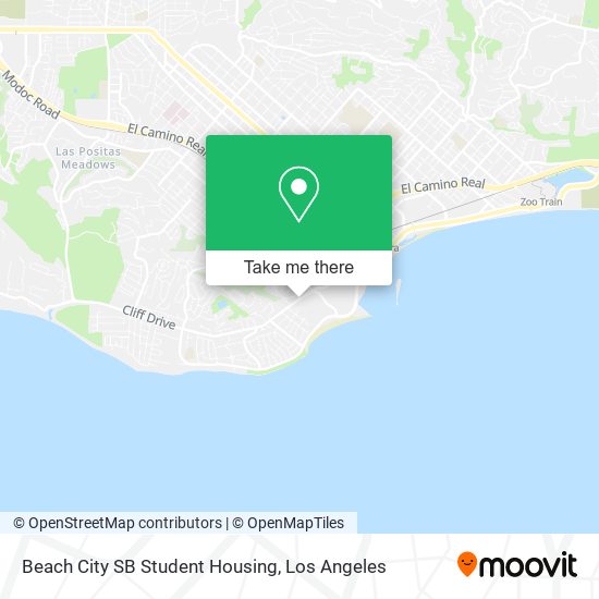 Beach City SB Student Housing map