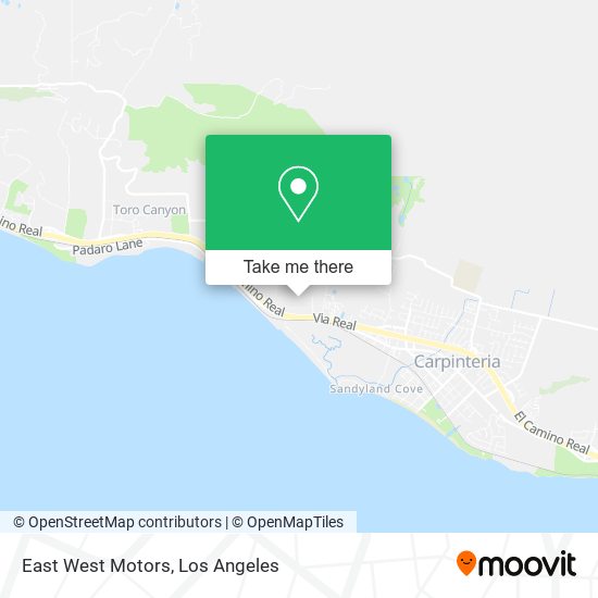 Mapa de East West Motors