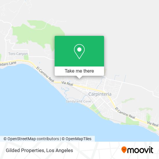 Gilded Properties map