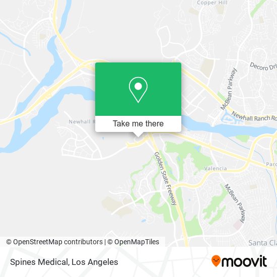 Spines Medical map