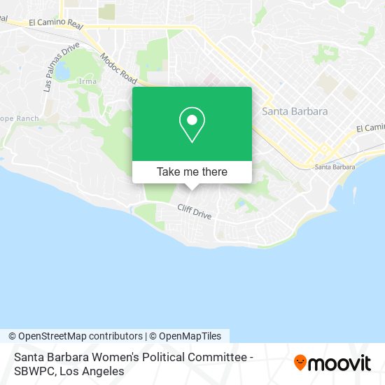 Mapa de Santa Barbara Women's Political Committee - SBWPC
