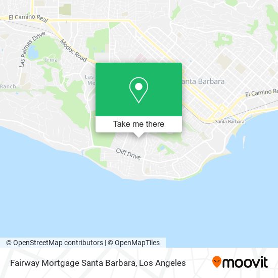 Fairway Mortgage Santa Barbara map