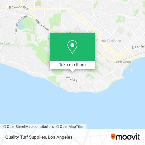 Quality Turf Supplies map