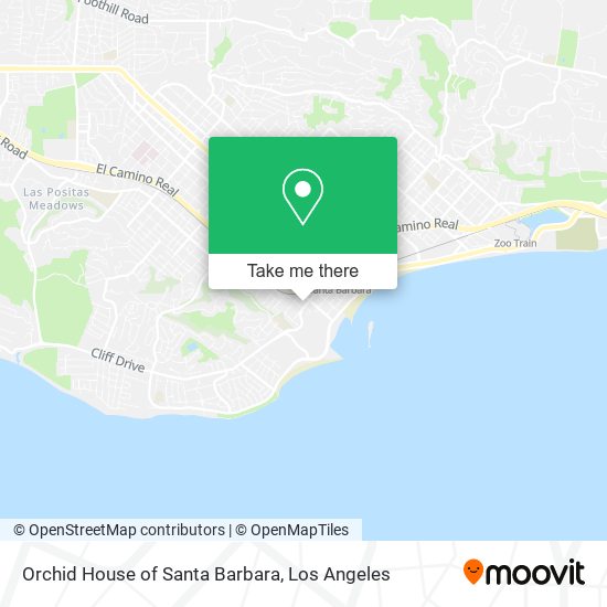 Orchid House of Santa Barbara map