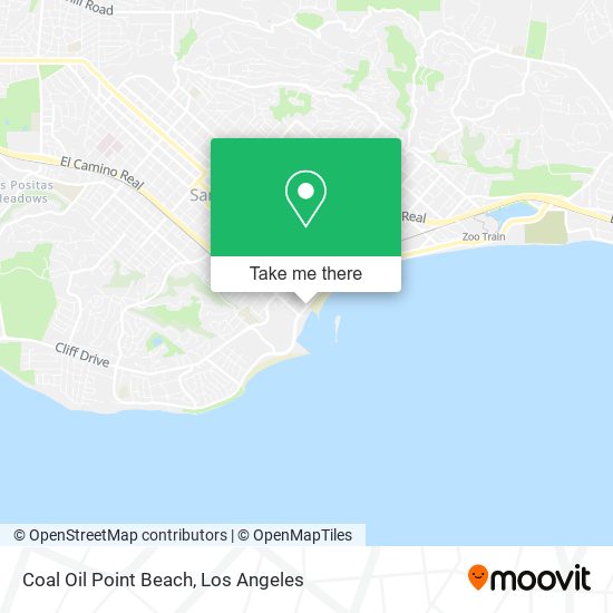 Coal Oil Point Beach map