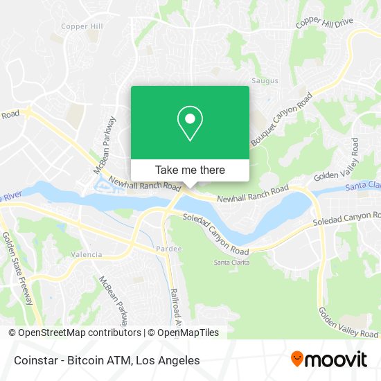 Mapa de Coinstar - Bitcoin ATM
