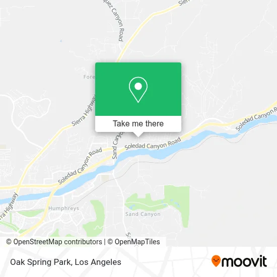 Oak Spring Park map