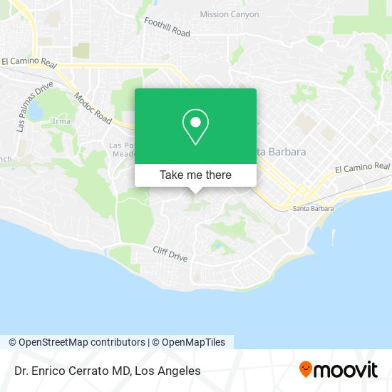 Dr. Enrico Cerrato MD map