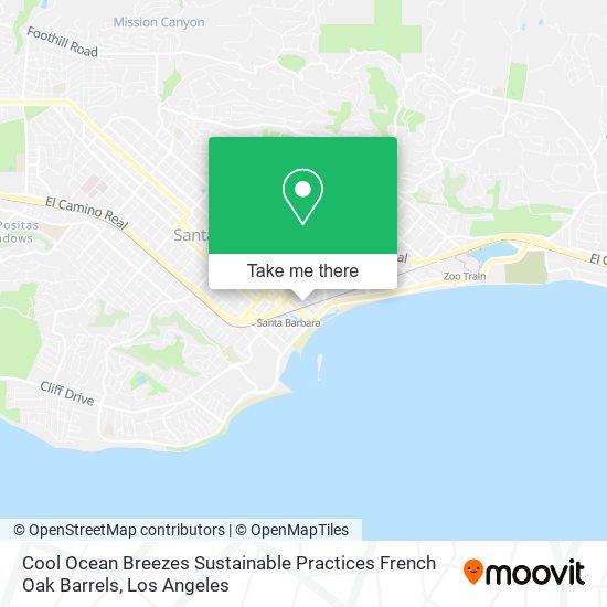 Cool Ocean Breezes Sustainable Practices French Oak Barrels map