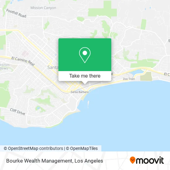 Mapa de Bourke Wealth Management