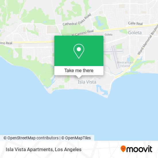 Isla Vista Apartments map