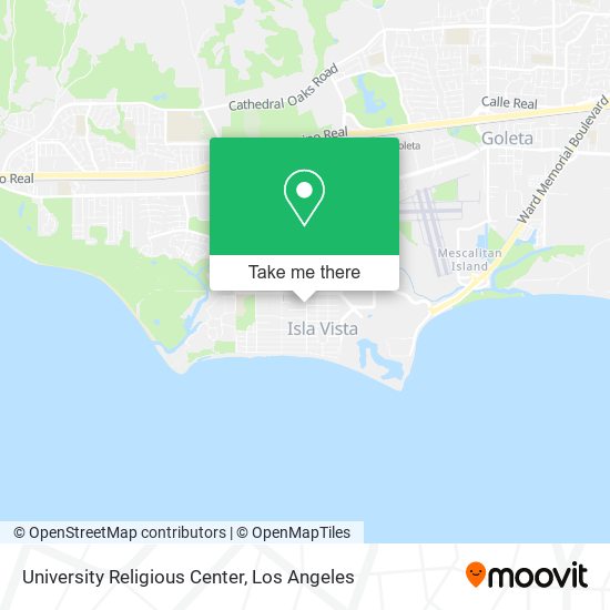 University Religious Center map