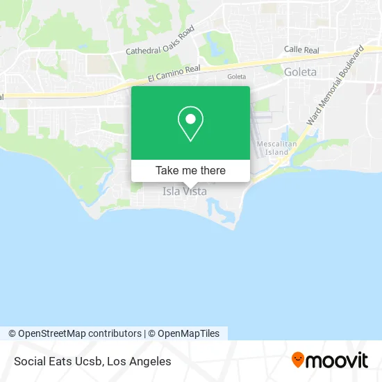 Mapa de Social Eats Ucsb