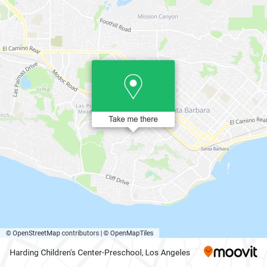 Mapa de Harding Children's Center-Preschool