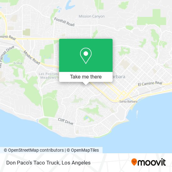 Don Paco's Taco Truck map