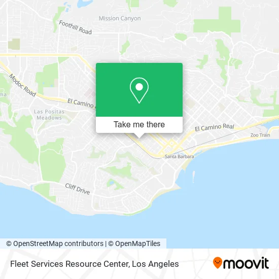Fleet Services Resource Center map